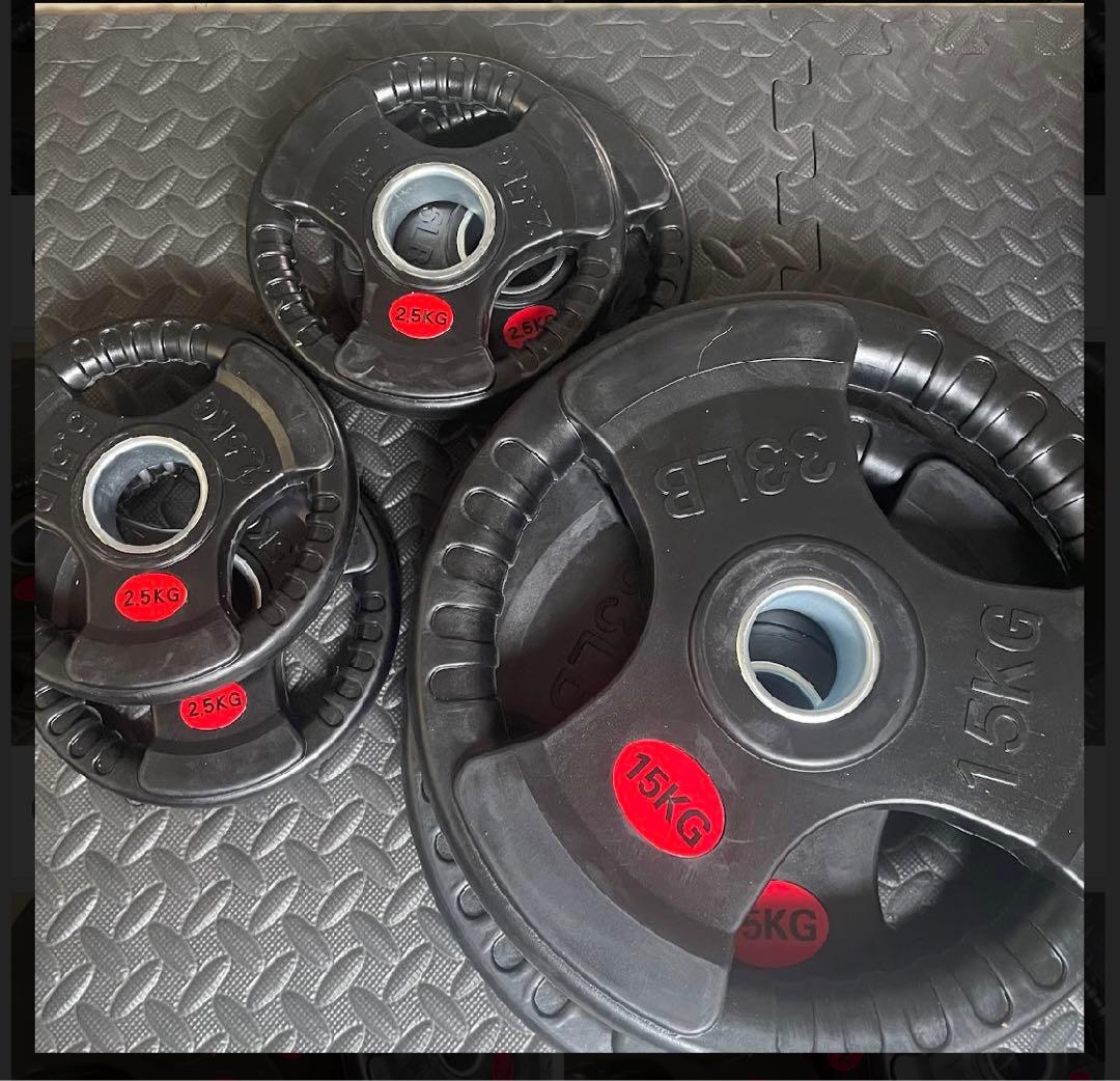 バーベルプレート［15kg×2  2.5kg×4］