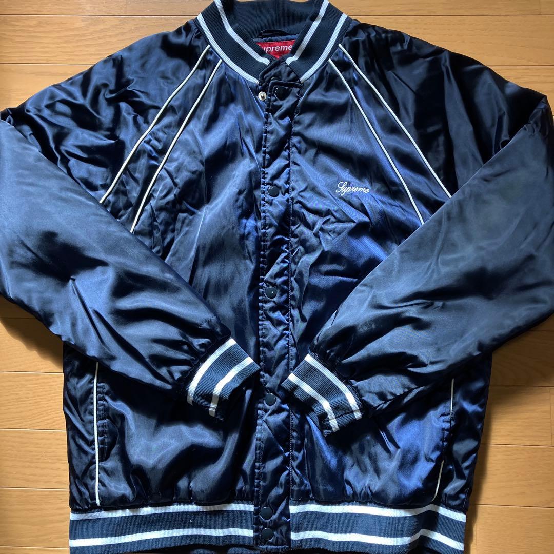 シュプリーム supreme スタジャン　ジャケット　XL メイドイン　カナダ Supreme シュプリーム 初期 カナダ製 Hooded Varsity Jacket Sロゴ
