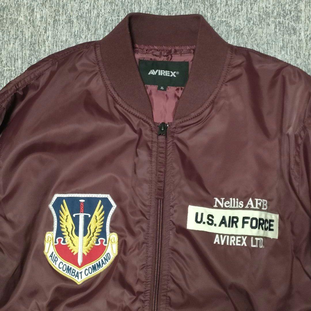 希少 XL AVIREX MA-1 AIR FORCE THERMO LITE
