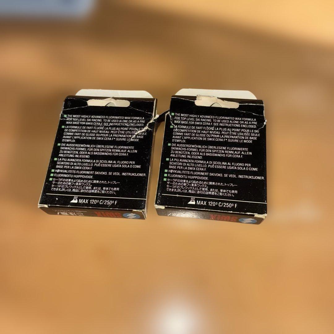 SWIX F16 スキーワックス 40g2個 - メルカリ