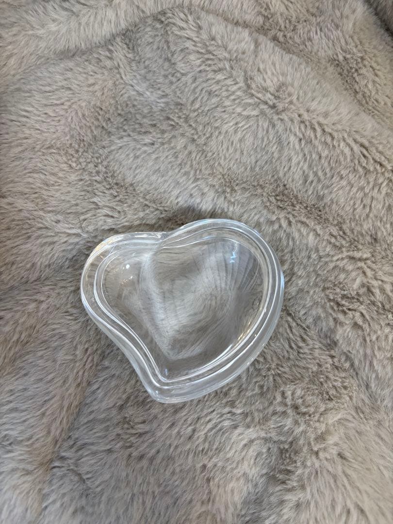 ティファニー　ハート型ガラス皿 ティファニークリスタルハートボックスへ名入れ｜エルサ・ペレッティ
