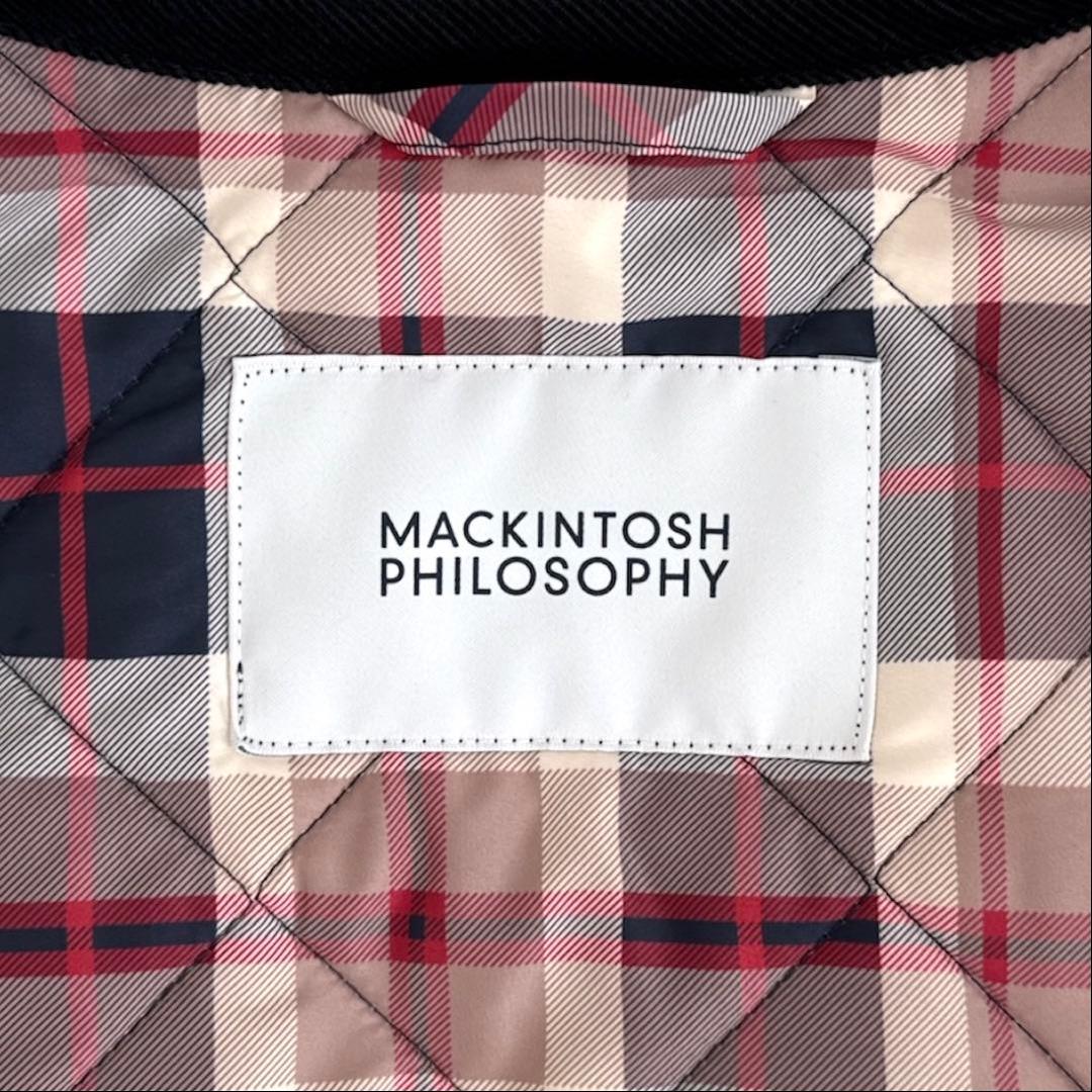 マッキントッシュフィロソフィー キルティング ロングコート S M