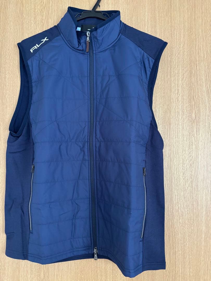 RLX ネイビー メンズベスト｜ラルフローレン RLXゴルフ ネイビー L相当