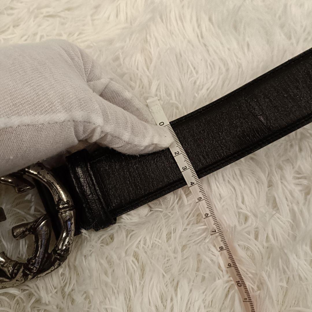 ₩*様 GUCCI✨ GG バンブー バックル ブラック ベルト 85cm - メルカリ