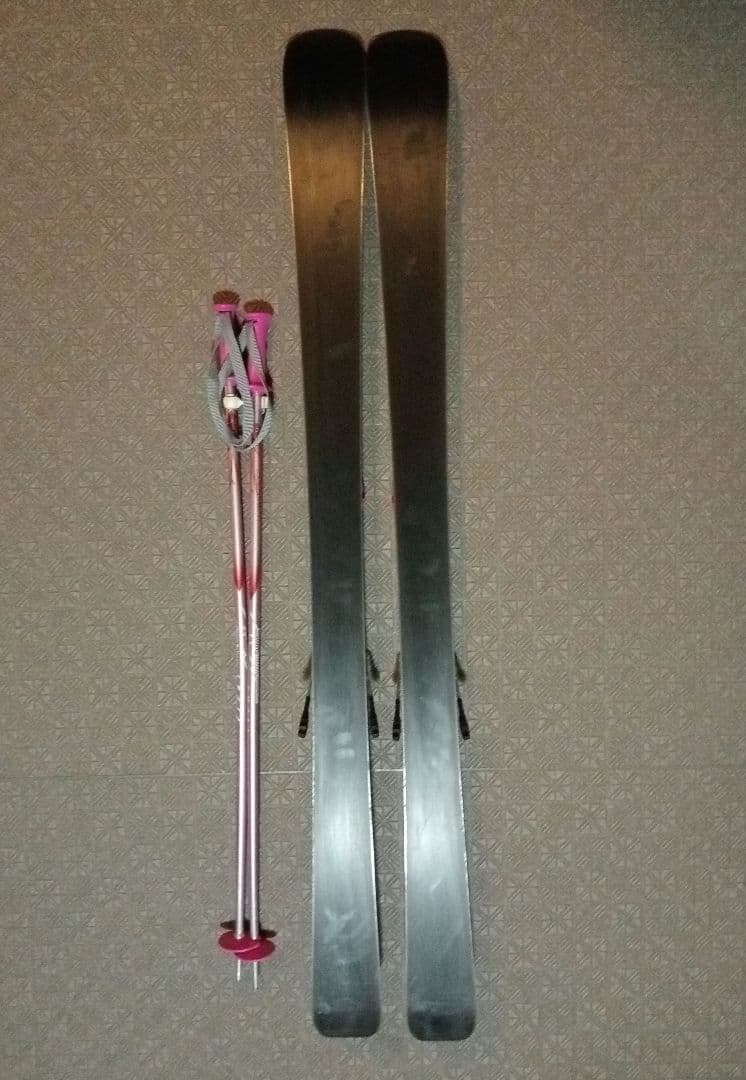 Pure Conscious 子供スキー板130cmとポールセット - メルカリ