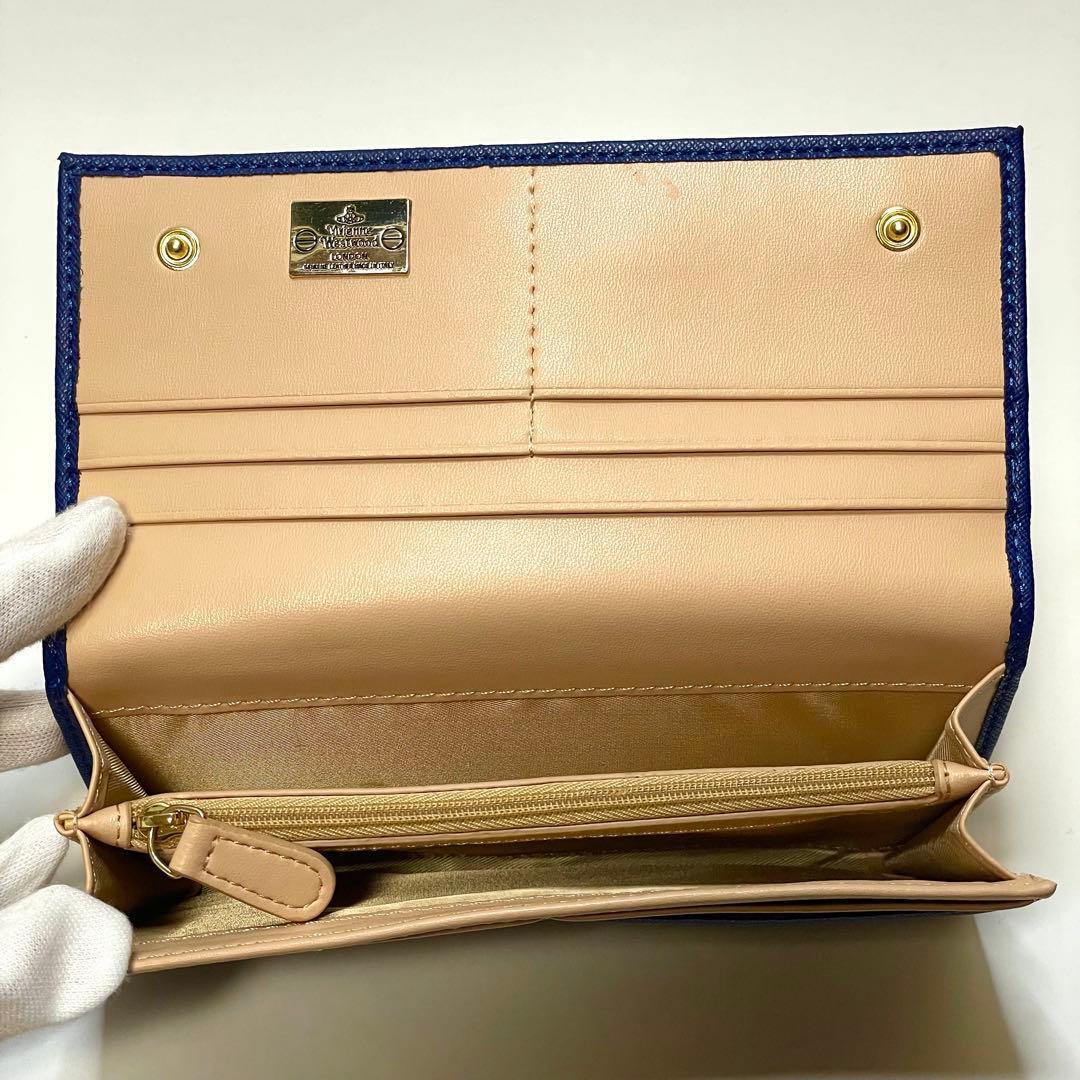 いちごちゃん様専用】Vivienne Westwood 二つ折り財布 ブルー - メルカリ
