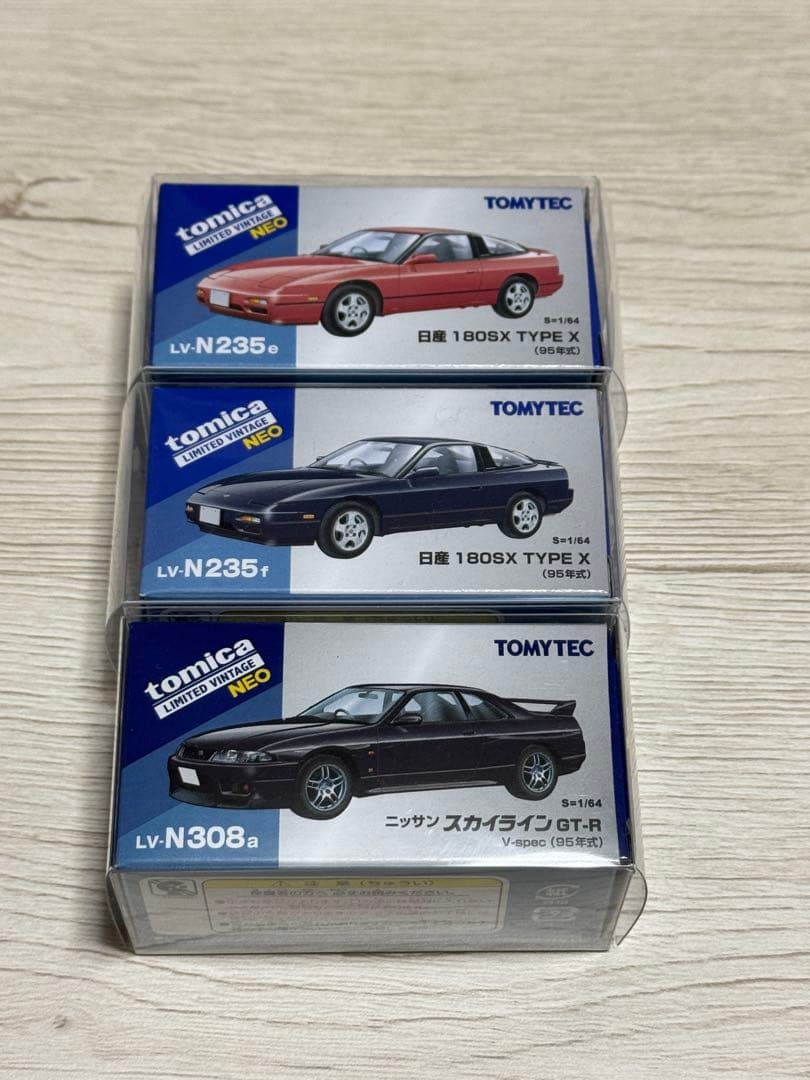 開封品】トミカ リミテッドビンテージ ネオ 180SX セット売り