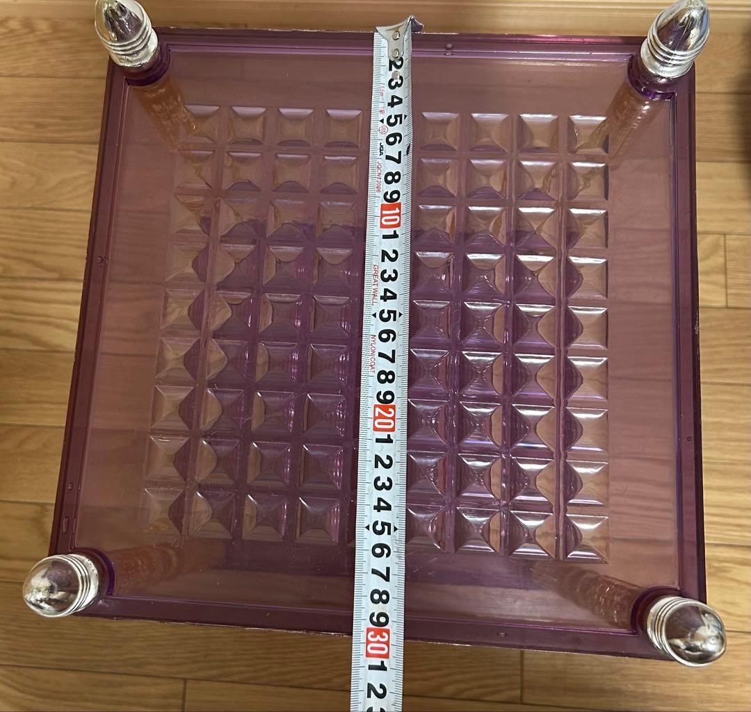 レトロポップ 昭和レトロ ラック キッチンラック パープル イエロー