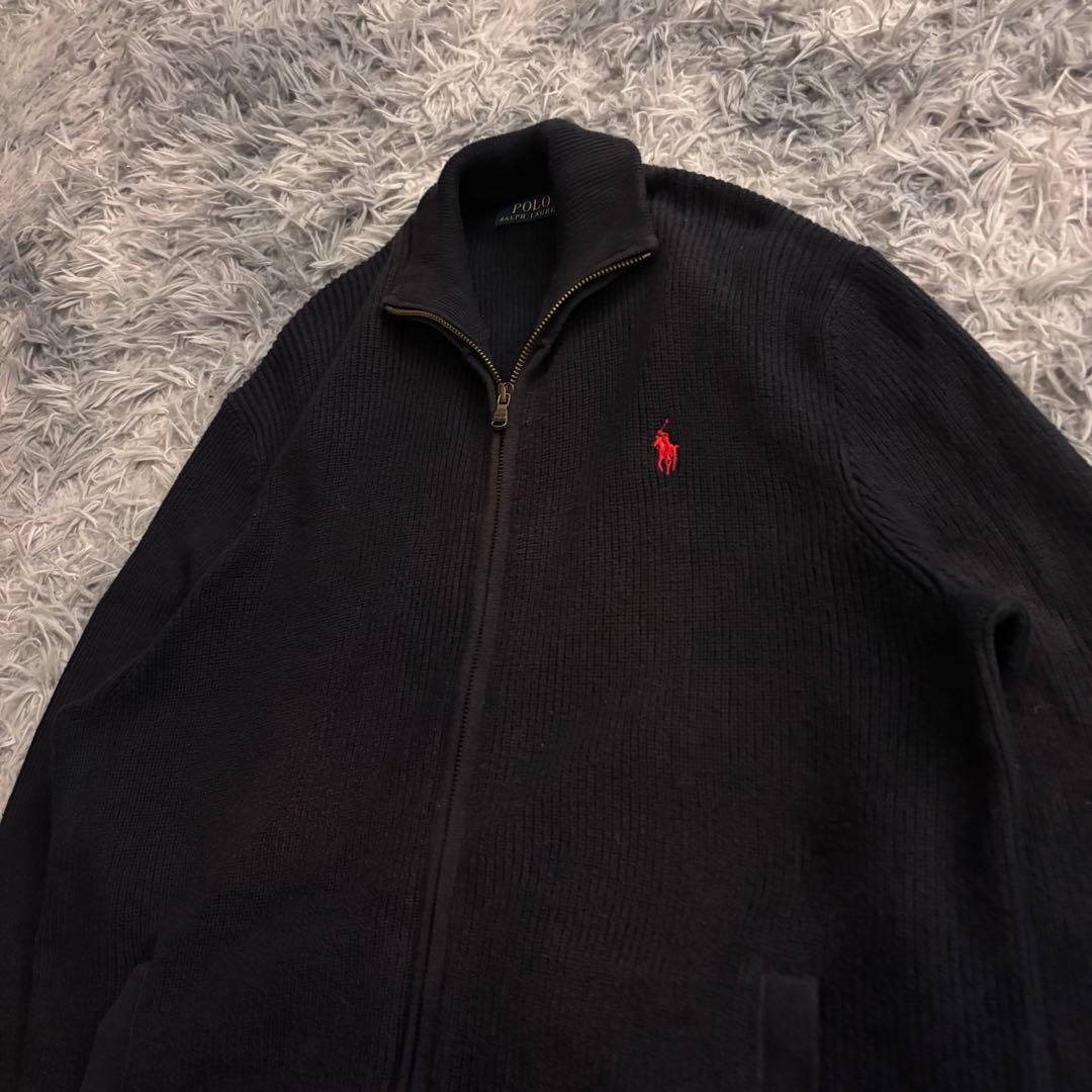 90s Polo Ralph Lauren ドライバーズニット ジップアップ - メルカリ