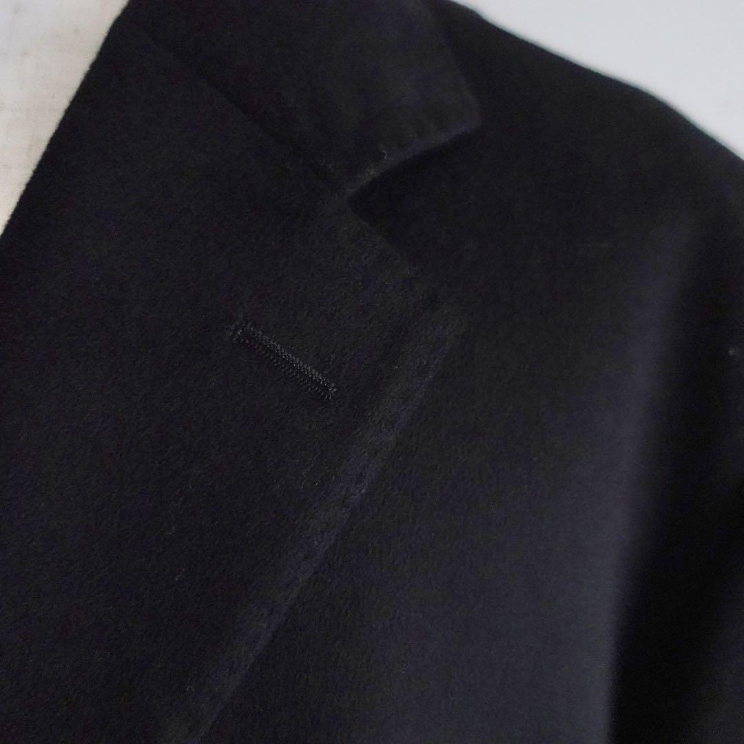 1990s BELLUMORE ピュアカシミア チェスターコート ブラック