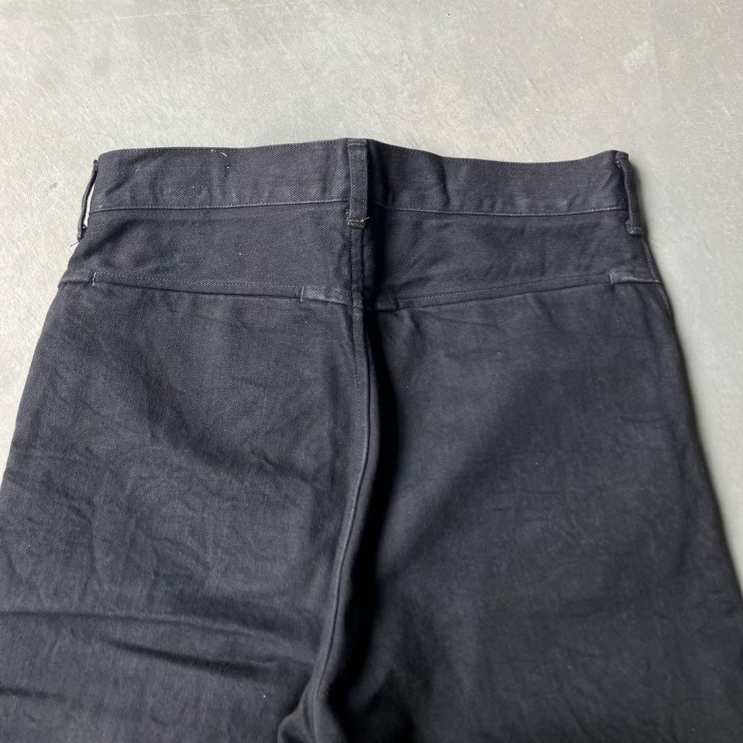 タグ付き blurhms 12.9oz Denim Slacks ブラック 0