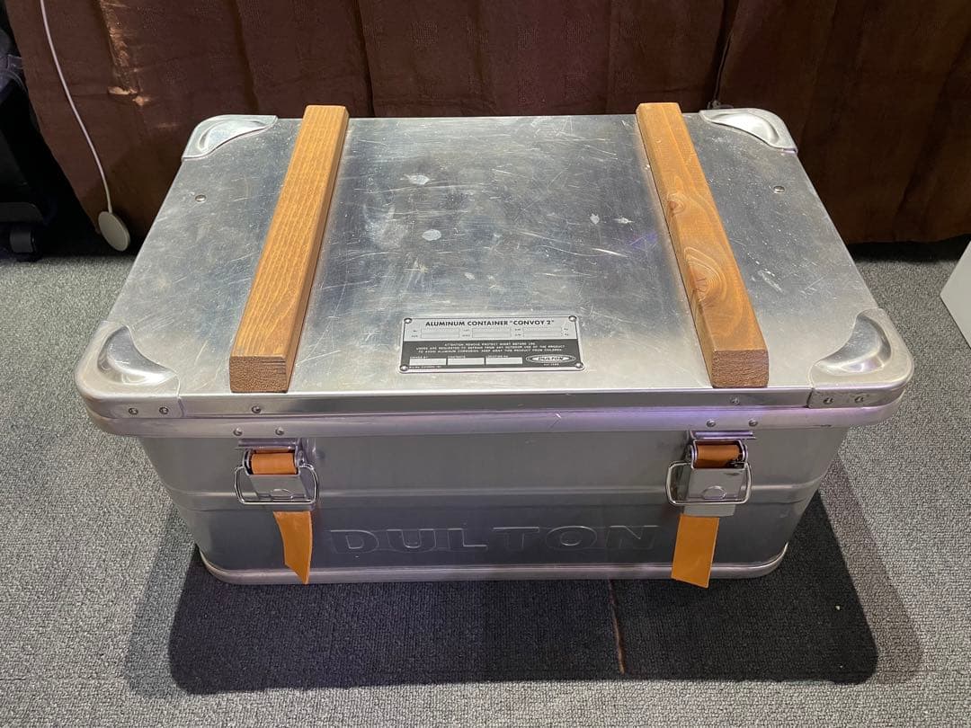 DULTON ダルトン　アルミコンテナ Mサイズ　旧型　廃盤品　改造　パンチング DULTON ダルトン アルミコンテナ Mサイズ 旧型 廃盤品 改造 パンチング