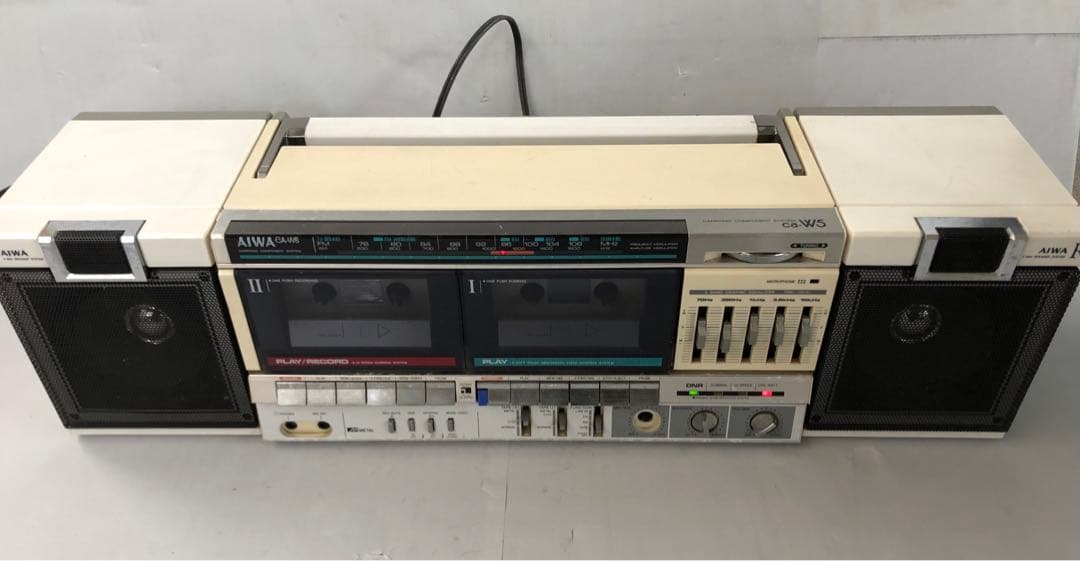 ビンテージ AIWA CA-W5動作訳あり(I96) - メルカリ