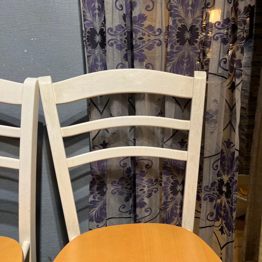 Sale L1 2脚セット シャビーst 木製ダイニングチェア