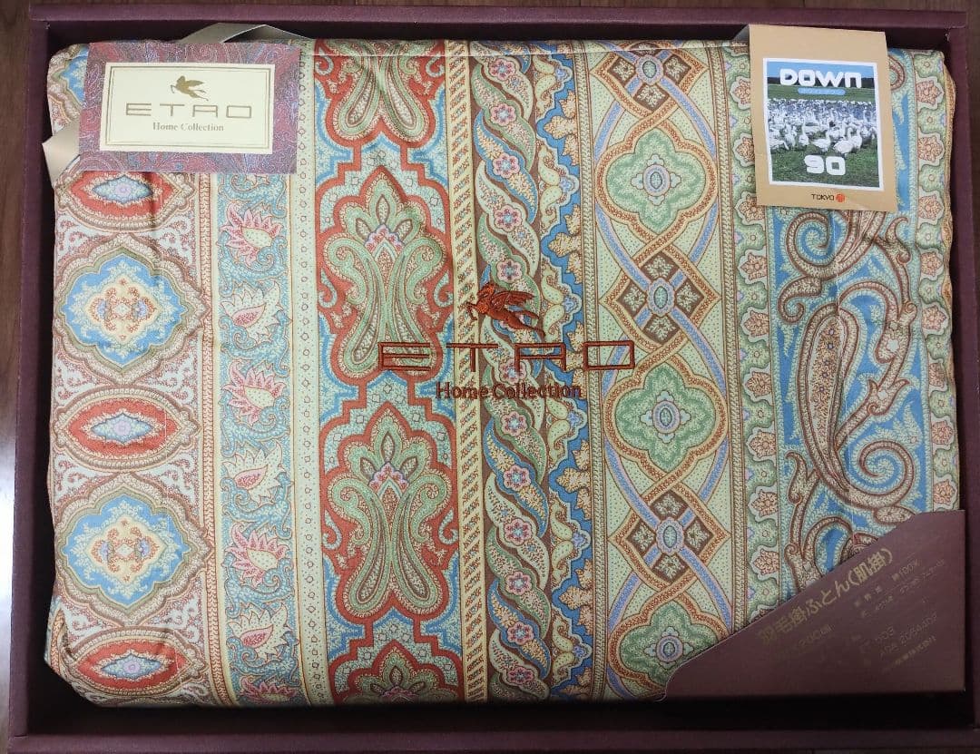 【新品・未使用】エトロ　ダウン90% 羽毛掛布団 150×200cm 2026年最新】エトロ 羽毛 肌掛け 布団の人気アイテム - メルカリ