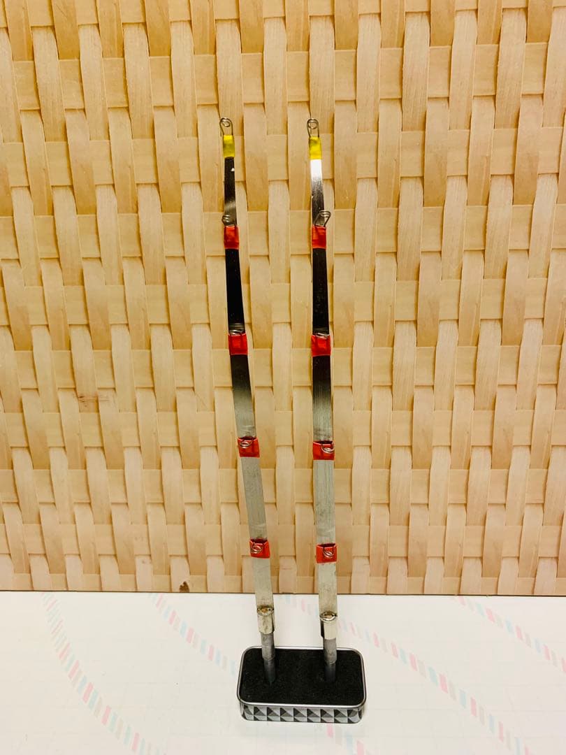 ワカサギ釣り ステンレス穂先 2本 全長約 250ミリ