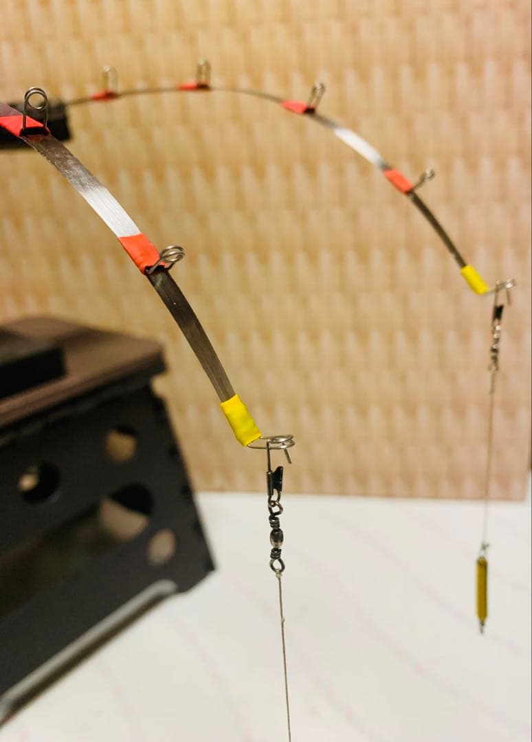 ワカサギ釣り ステンレス穂先 2本 全長約 250ミリ