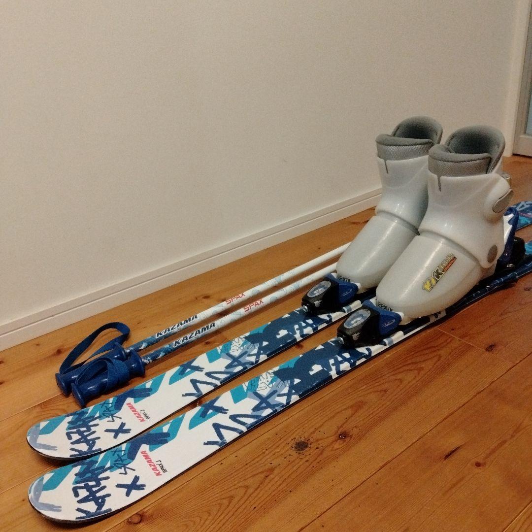 子供用スキーセット 板116cm ブーツ22cm KAZAMA