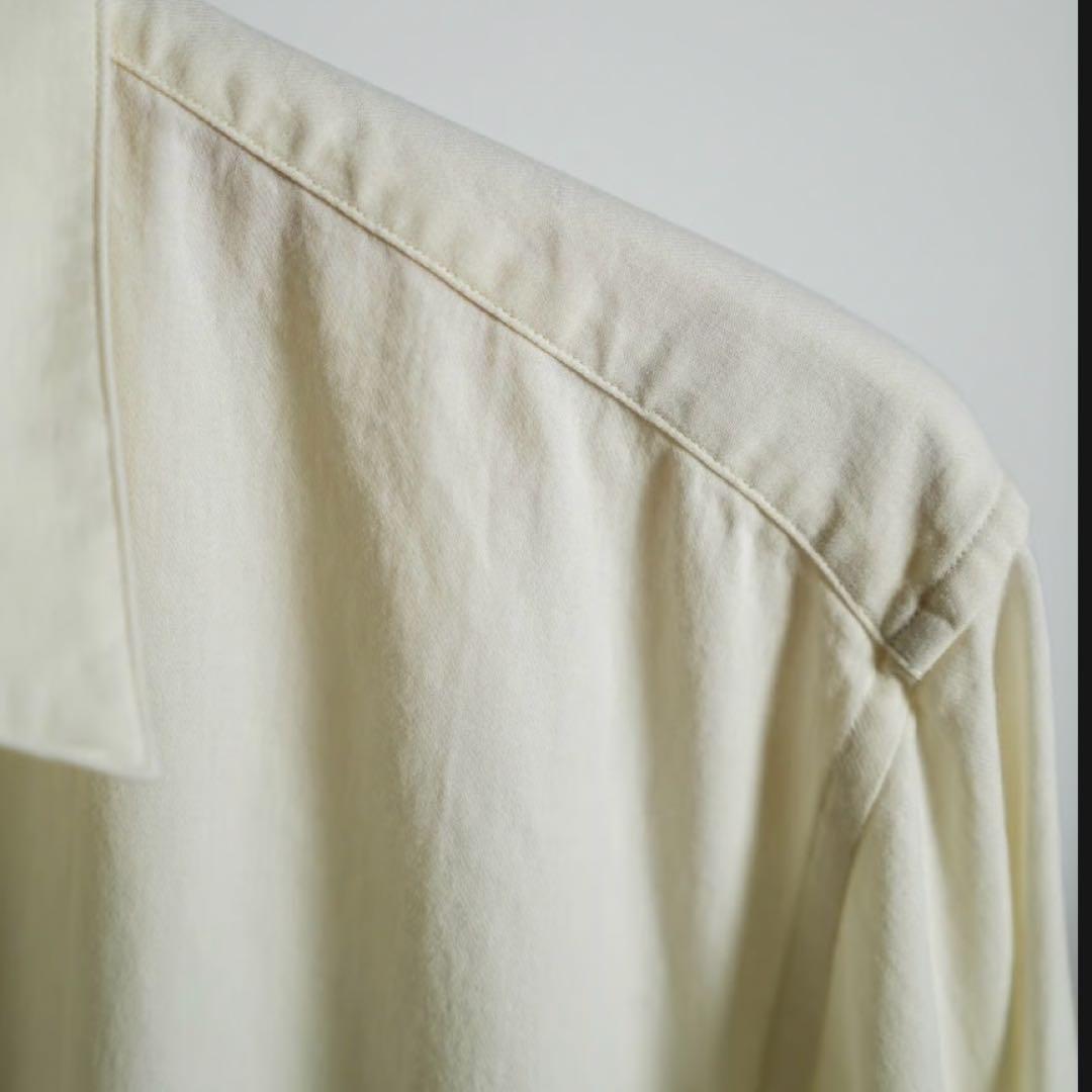 MAATEE&SONS 24SS \"Charles\" 強撚ビエラ ecru 1