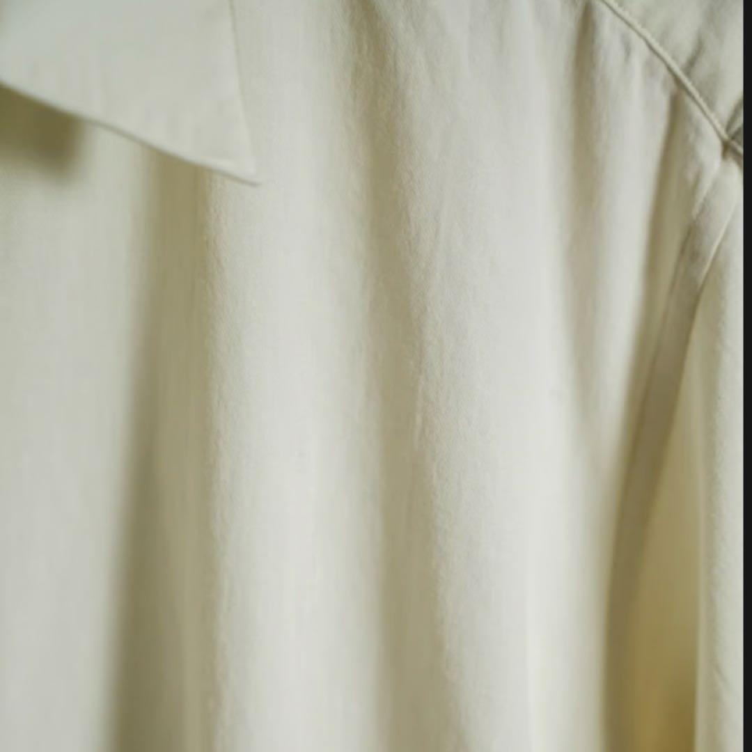 MAATEE&SONS 24SS \"Charles\" 強撚ビエラ ecru 1