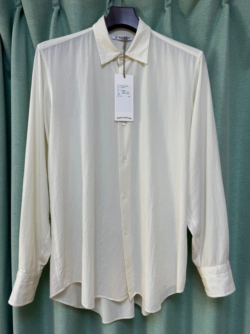 MAATEE&SONS 24SS \"Charles\" 強撚ビエラ ecru 1