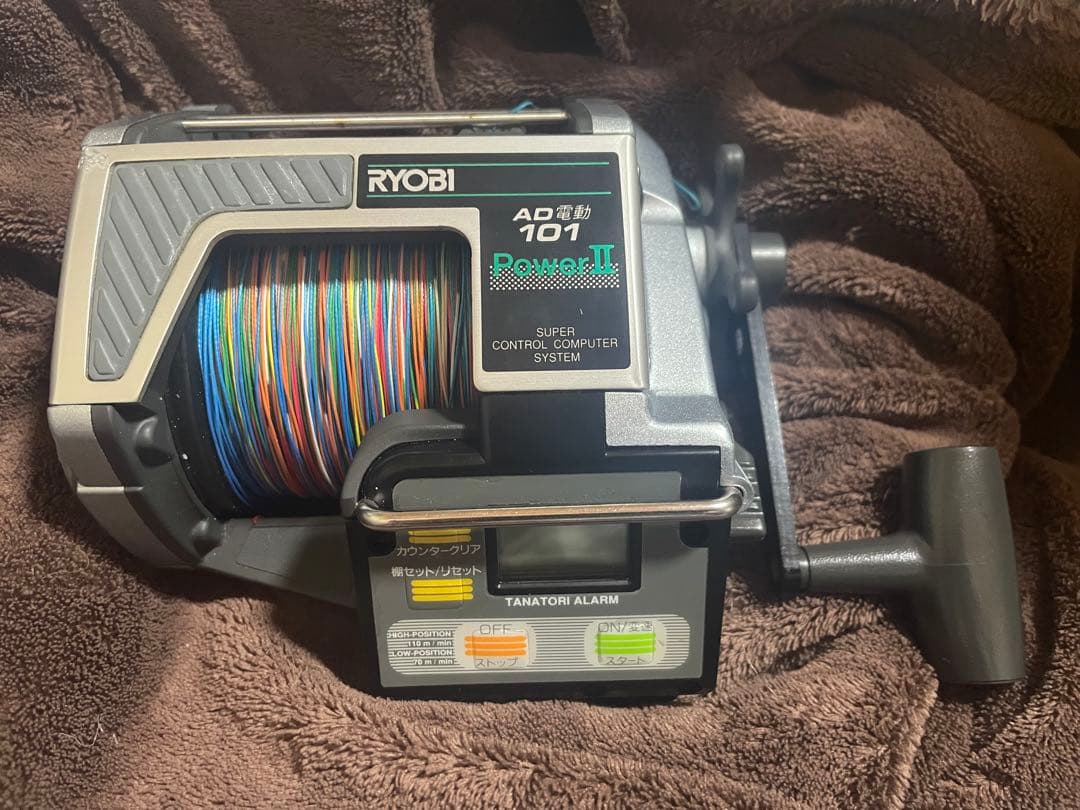 美品 RYOBI AD電動 101 Power II 電動リール RYOBI リョービ 電動リール RYOBI AD電動101 パワーⅡ 程度C - 中古