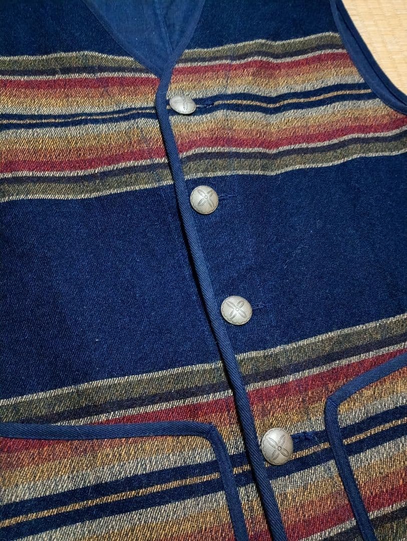 レア RRL ネイティブベスト コンチョボタン ボルチモア グランメゾン