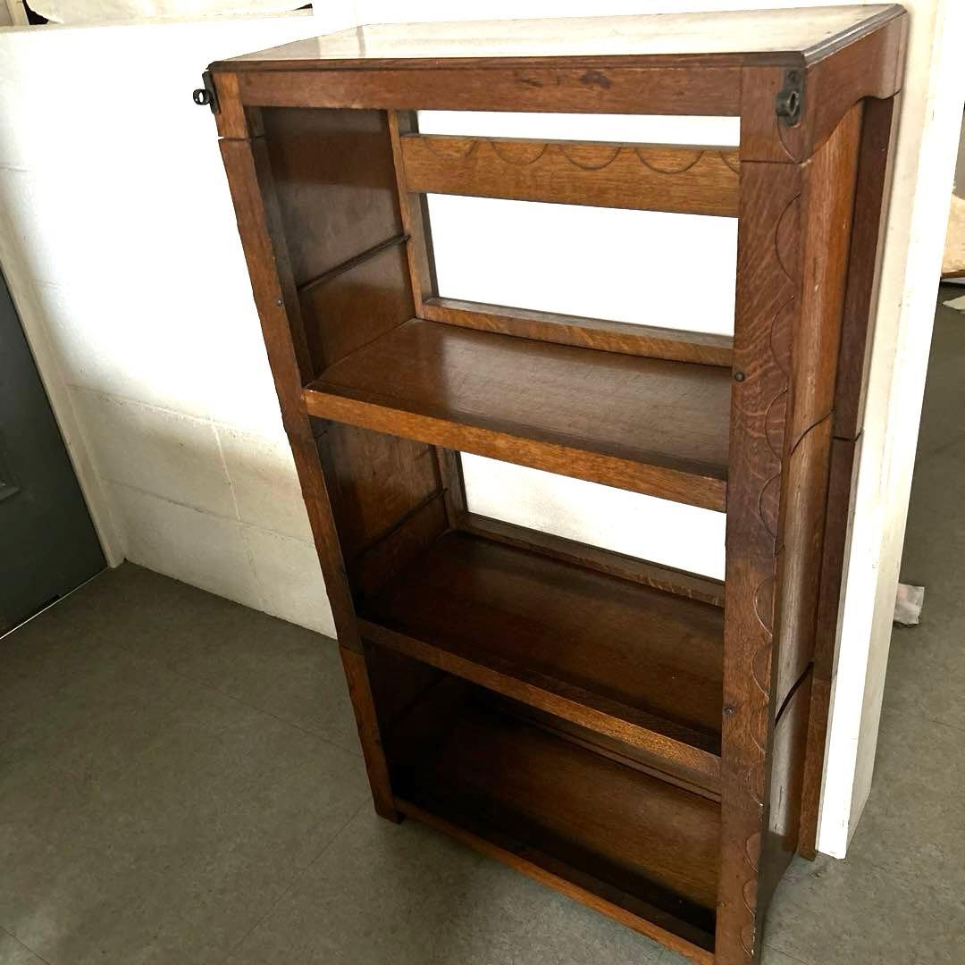 値下げ❗️ヤマハ 日本楽器 アンティーク 本棚 昭和レトロ② 組み立て