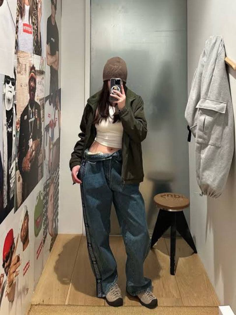 Supreme Snap-Off Baggy Jean 30 Black