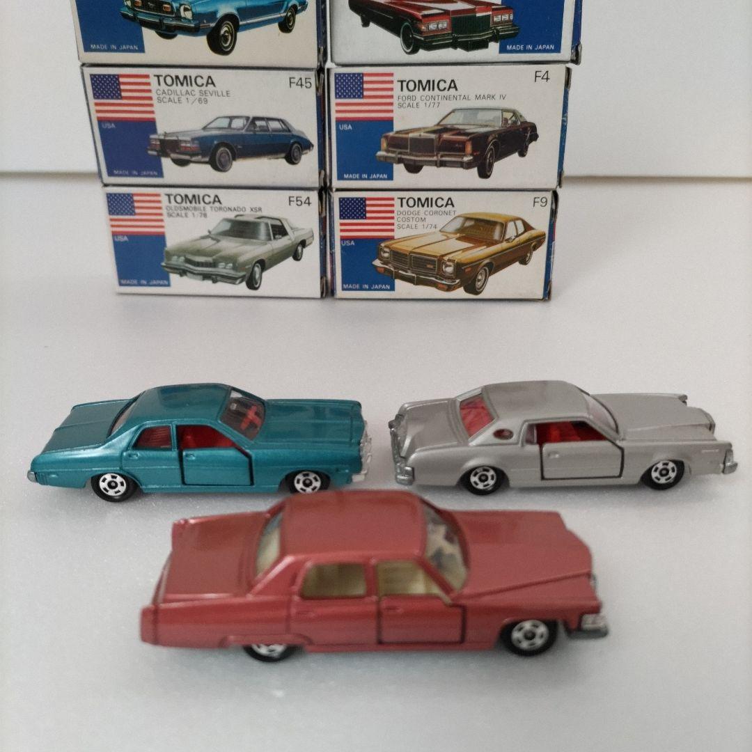 トミカ日本製 外国車シリーズF 青箱 6台セット - メルカリ