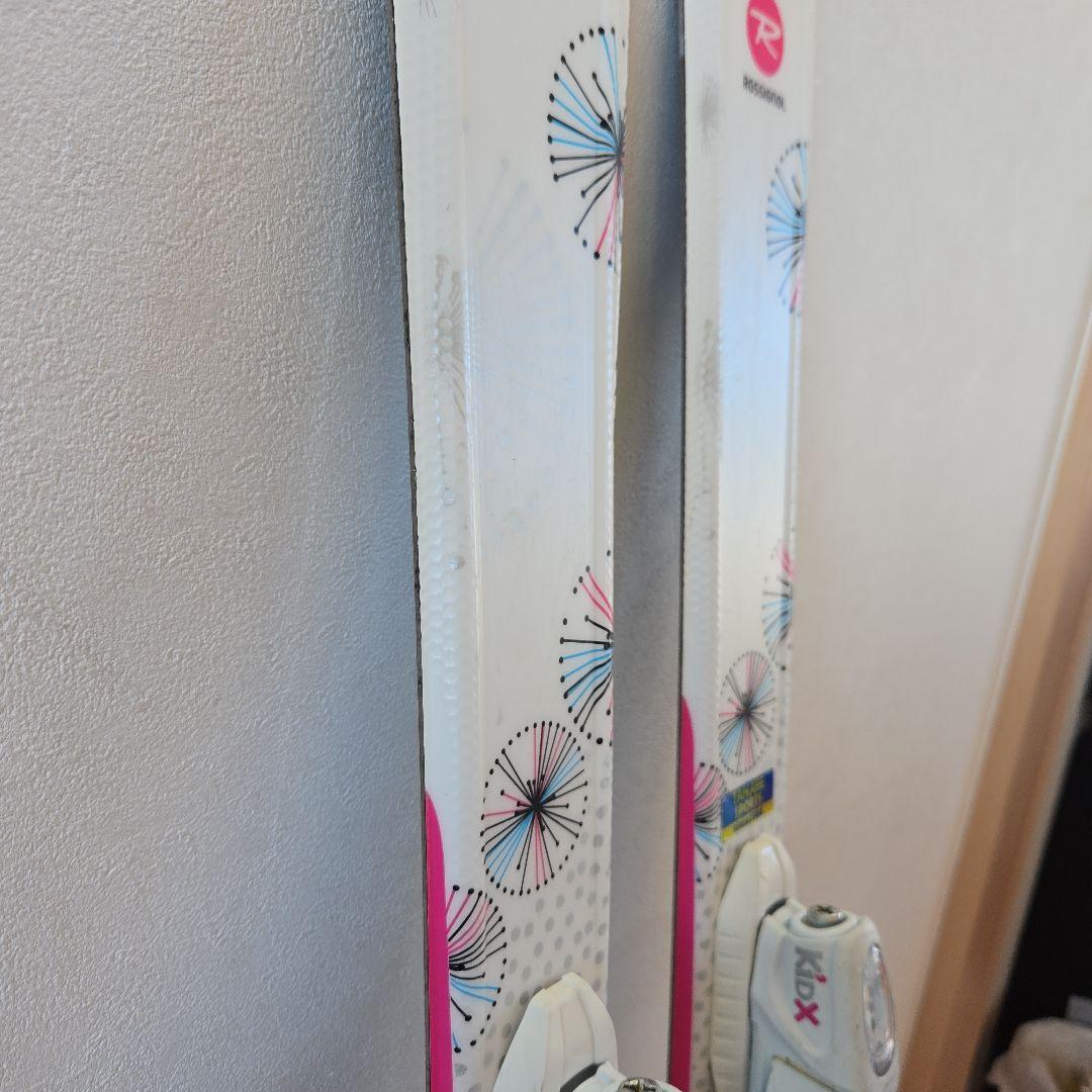 ROSSIGNOL スキー板 花火模様 ビンディング付き 130cm