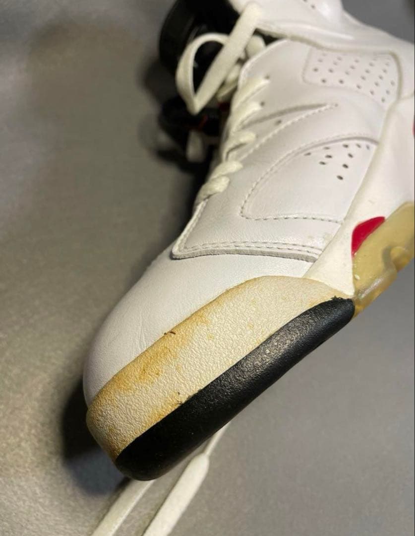 NIKE エアジョーダン6 レトロ　　白　27.5cm