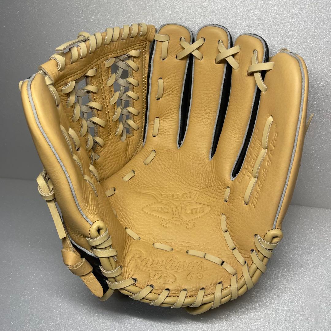 新品】一般軟式・大人用 グローブ ローリングス オールラウンド キャメル