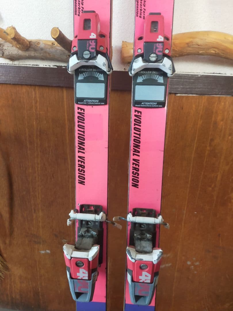 スキー板ビンディング ハガ デビルウィング 195cm チロリア490RD