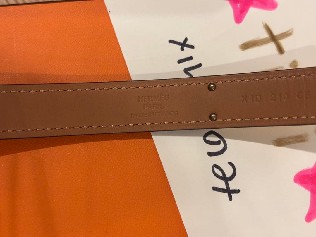 エルメス　ベルト 《ケリー》 18 ブラック黒　ゴールド　レディース