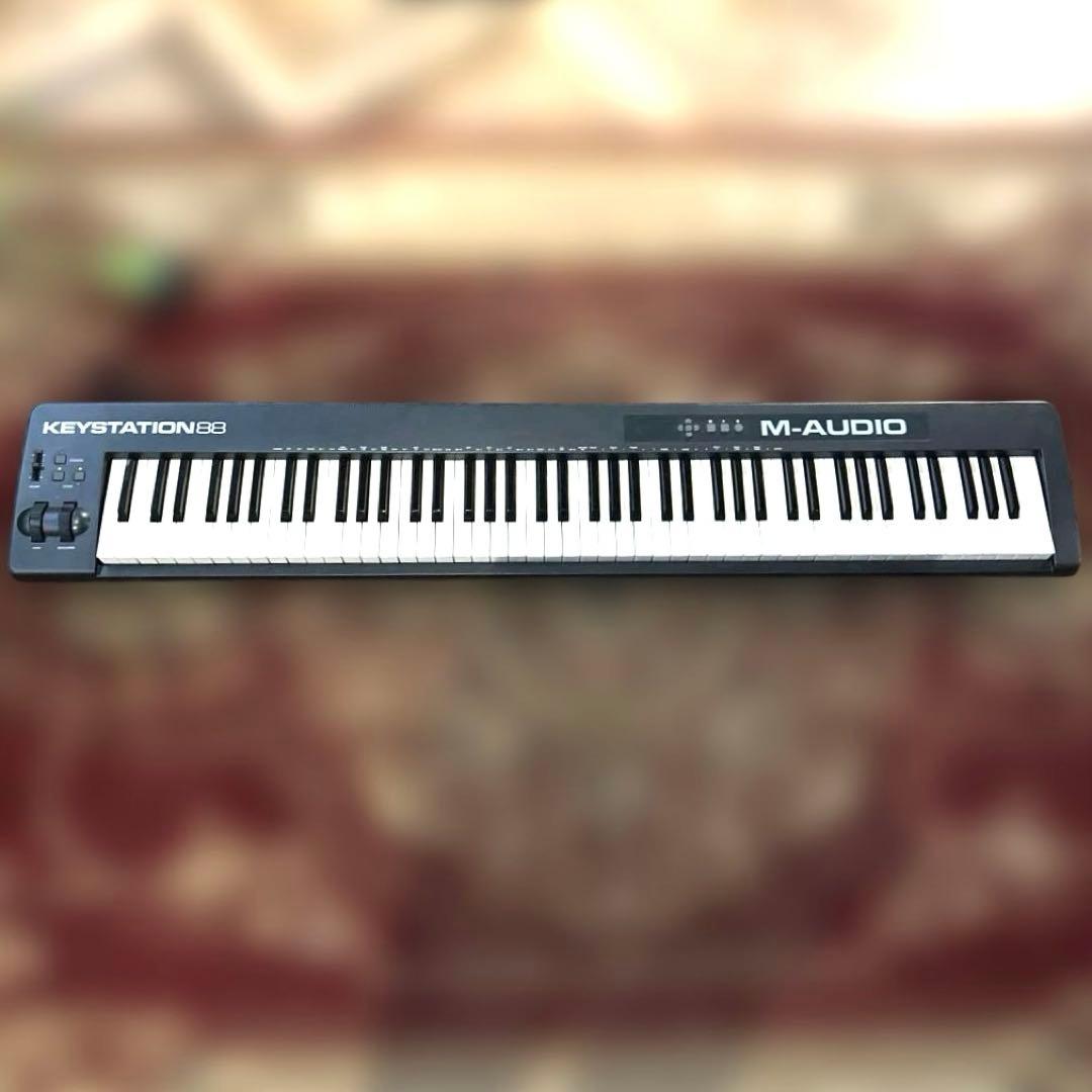 M-AUDIO KEYSTATION 88 MIDIキーボード セット Amazon.com: Keystation 88 MIDI Keyboard Controller Beat Maker