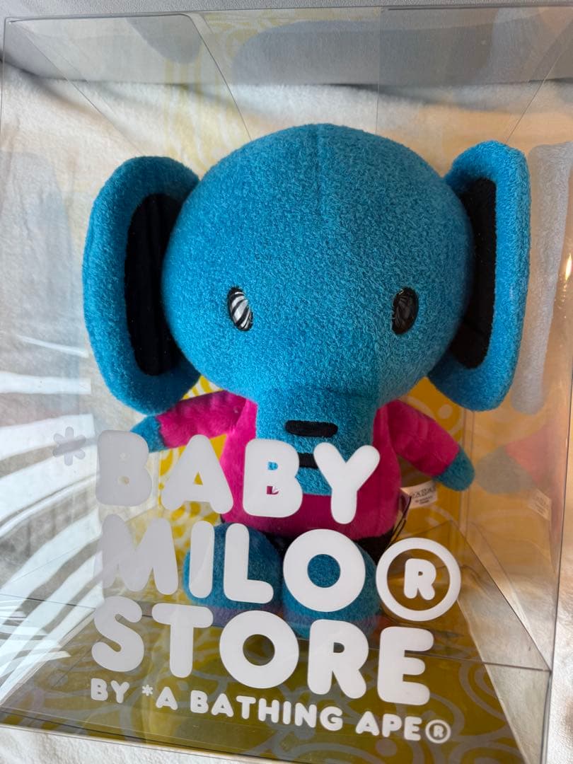 値下げ APE BABY MILO STORE ぬいぐるみセット箱付 - メルカリ