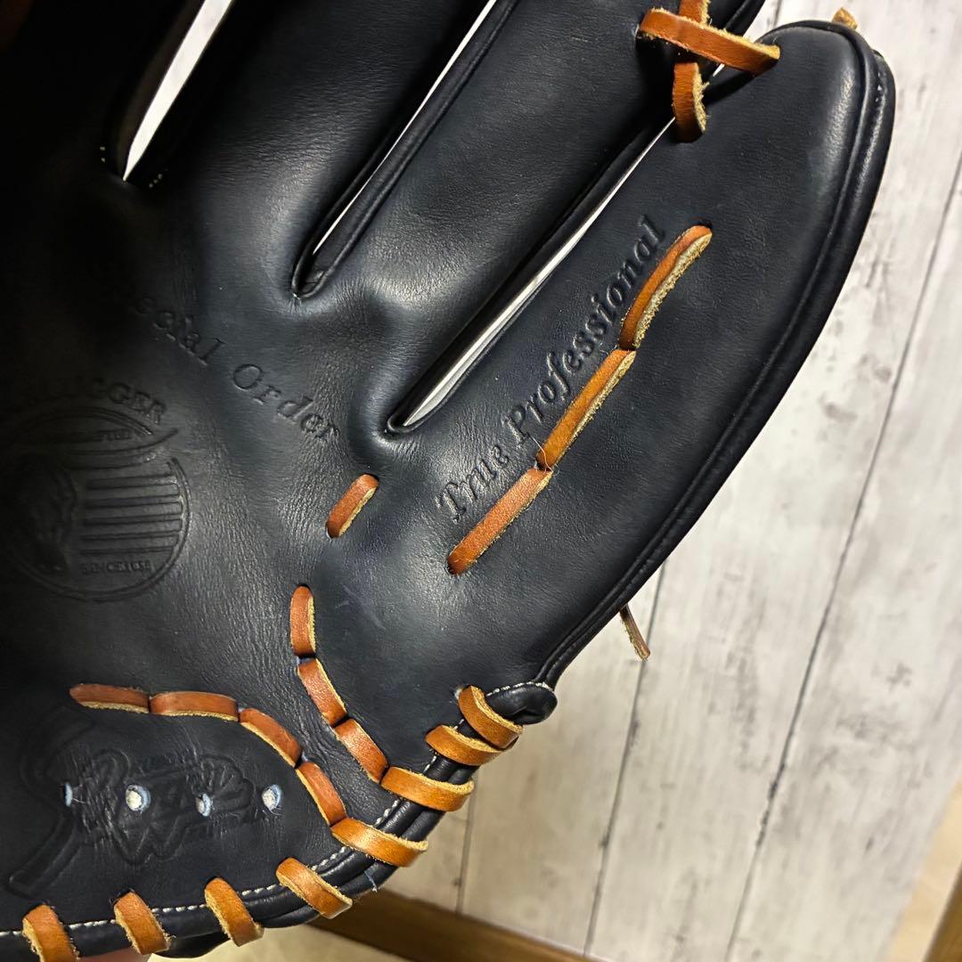 Slugger シルバー 黒 野球 グローブ True Professional Slugger