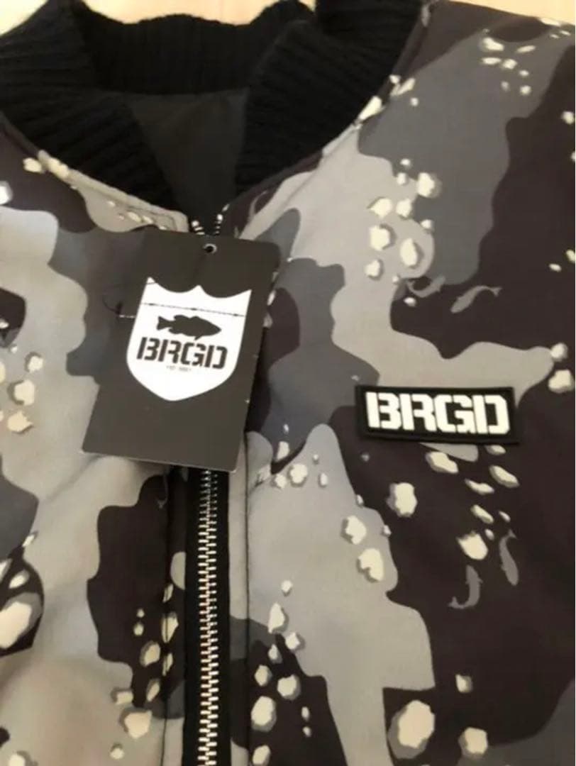 タグ付き未使用！リバーシブル！M！バスブリゲード MA-1 ブラック