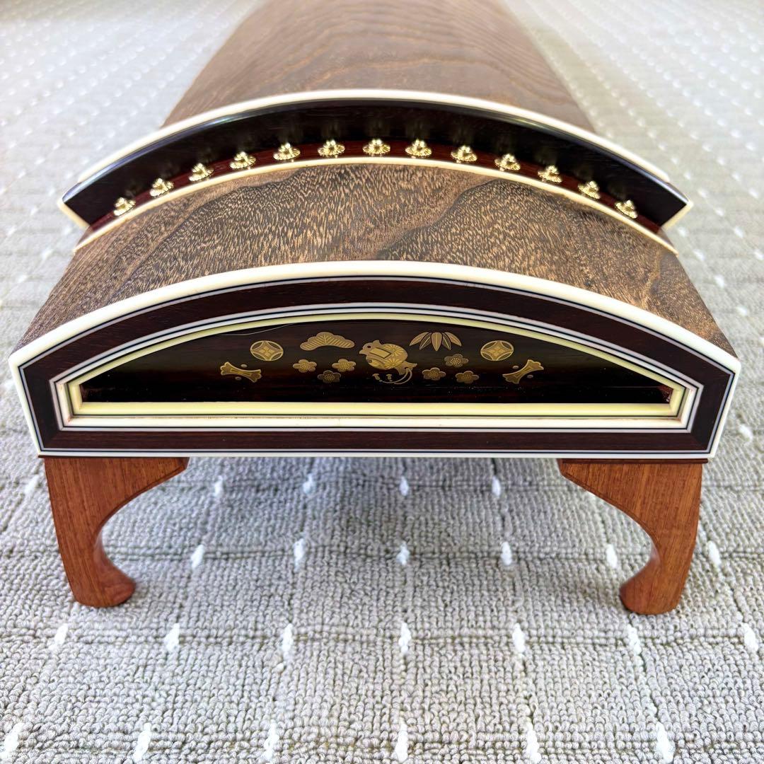 新品未使用 お琴 フルセット付属品付 上角すだれ彫 定価40万円相当 糸