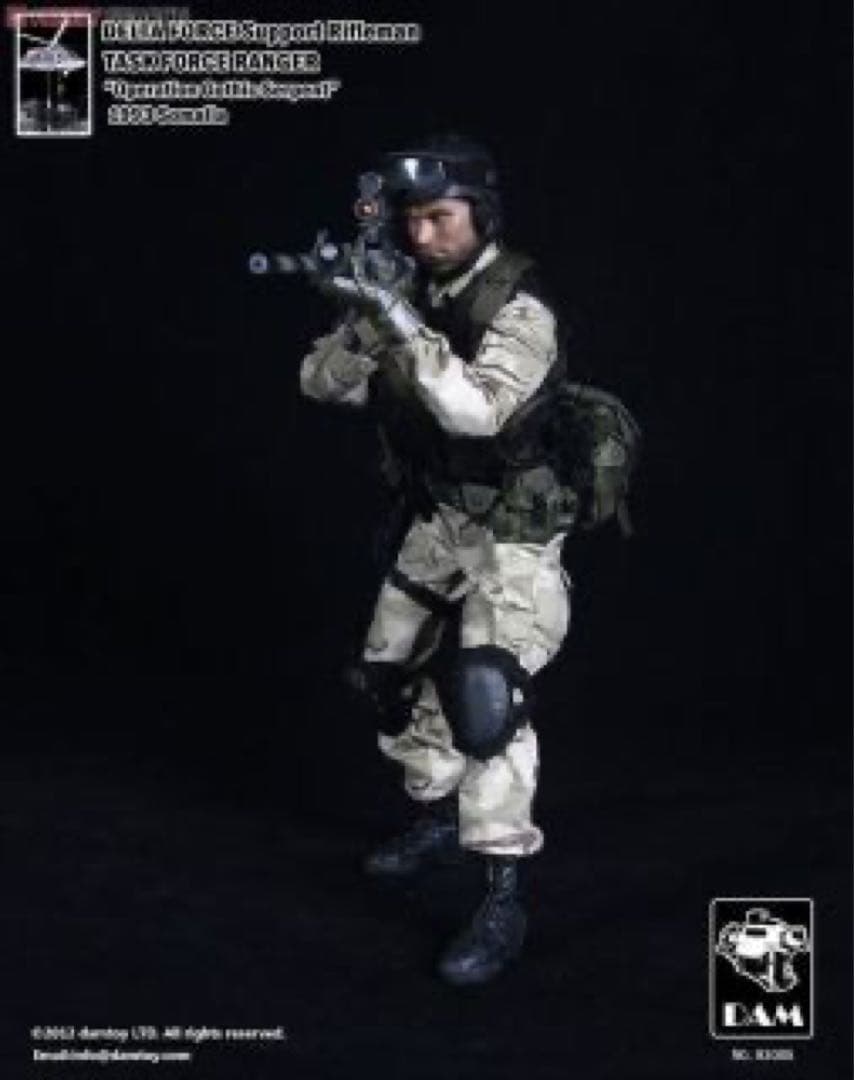 ミリタリー DELTA FORCE SupportRifleman Delta Force Support Rifleman Dam Toys - Machinegun