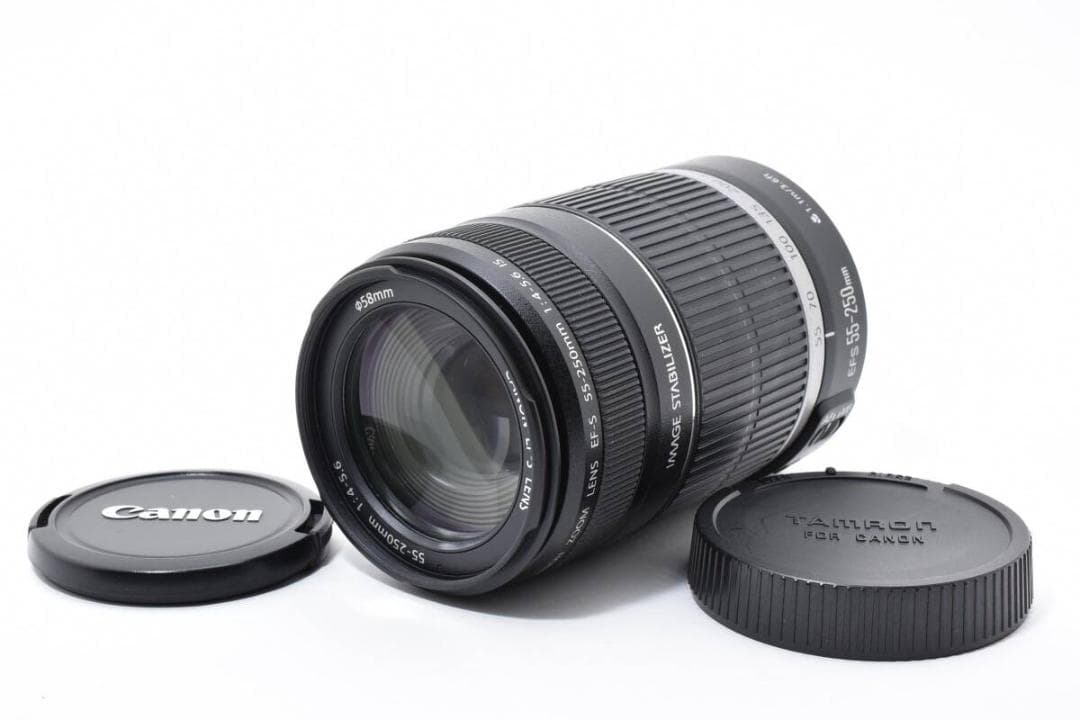 【実用美品】Canon キヤノン EF-S 55-250mm F4-5.6 IS Amazon.com : Canon EF-S 55-250mm F4-5.6 is STM Lens for Canon SLR