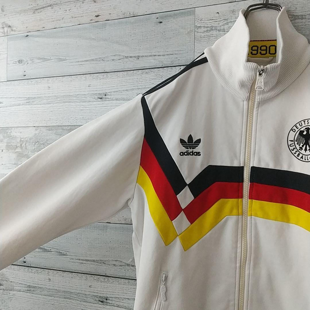 希少☆アディダス ドイツ代表 刺繍ロゴ トラックジャケット 1990年