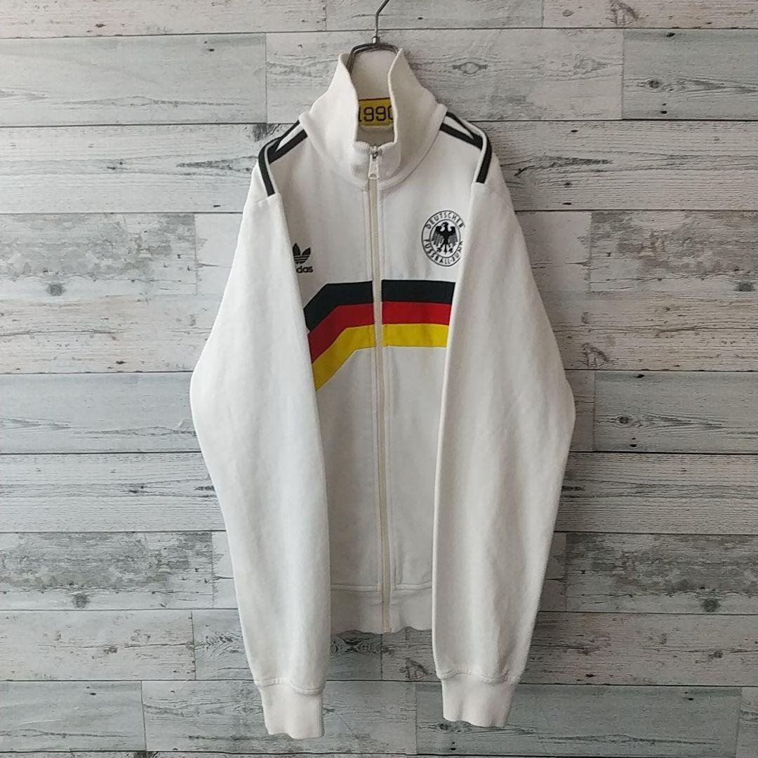 希少☆アディダス ドイツ代表 刺繍ロゴ トラックジャケット 1990年