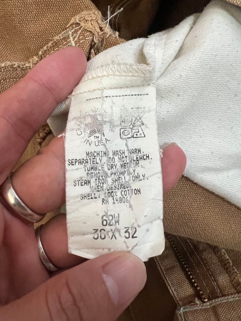 し*ぴ様 Carhartt 80s 星タグ ダブルニー