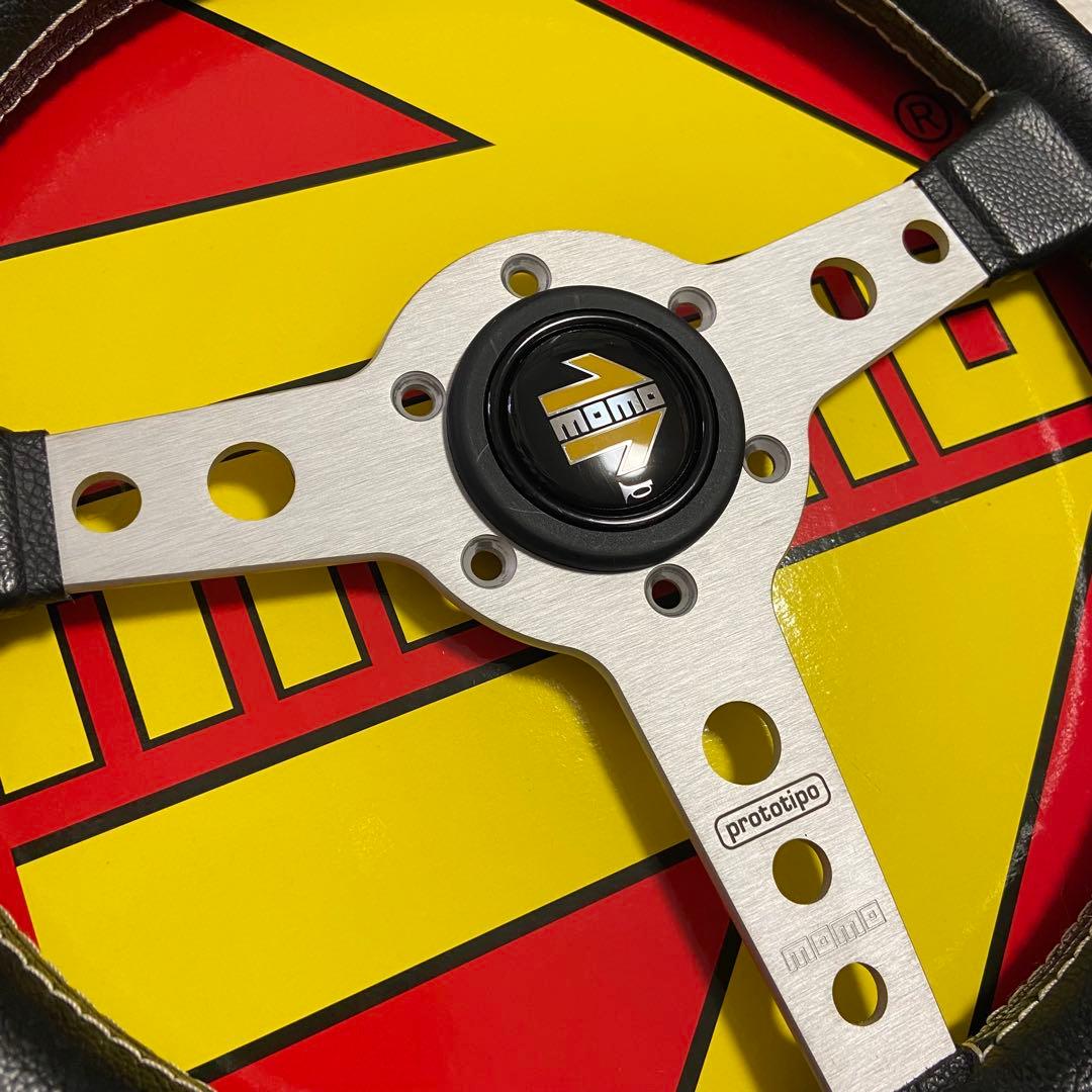 MOMO ステアリング PROTOTIPO SILVER 320φ PROTOTIPO SILVER 320（P-9)