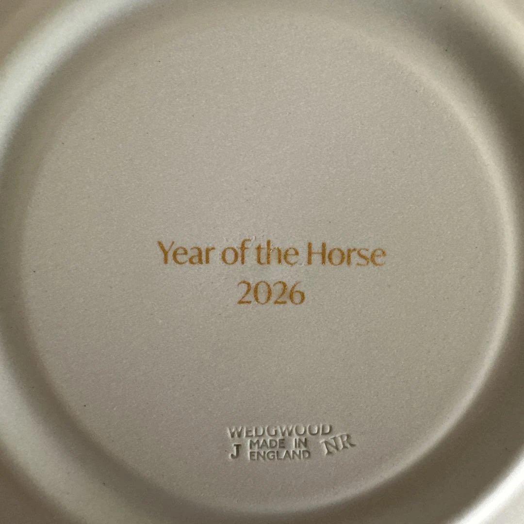 ウェッジウッド ジャスパー エトトレイ 2026 ウマ 馬 干支プレート