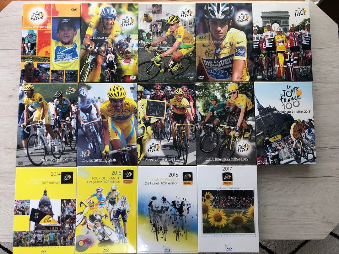 ツール・ド・フランス DVD&Blu-rayセット 2003-2017 - メルカリ