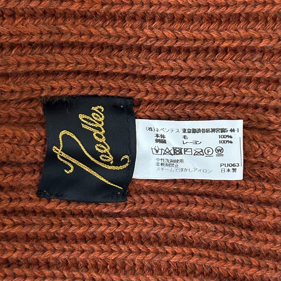 Needles ニット帽 オレンジ ニードルズ ワッチキャップ ミセス 若井滉