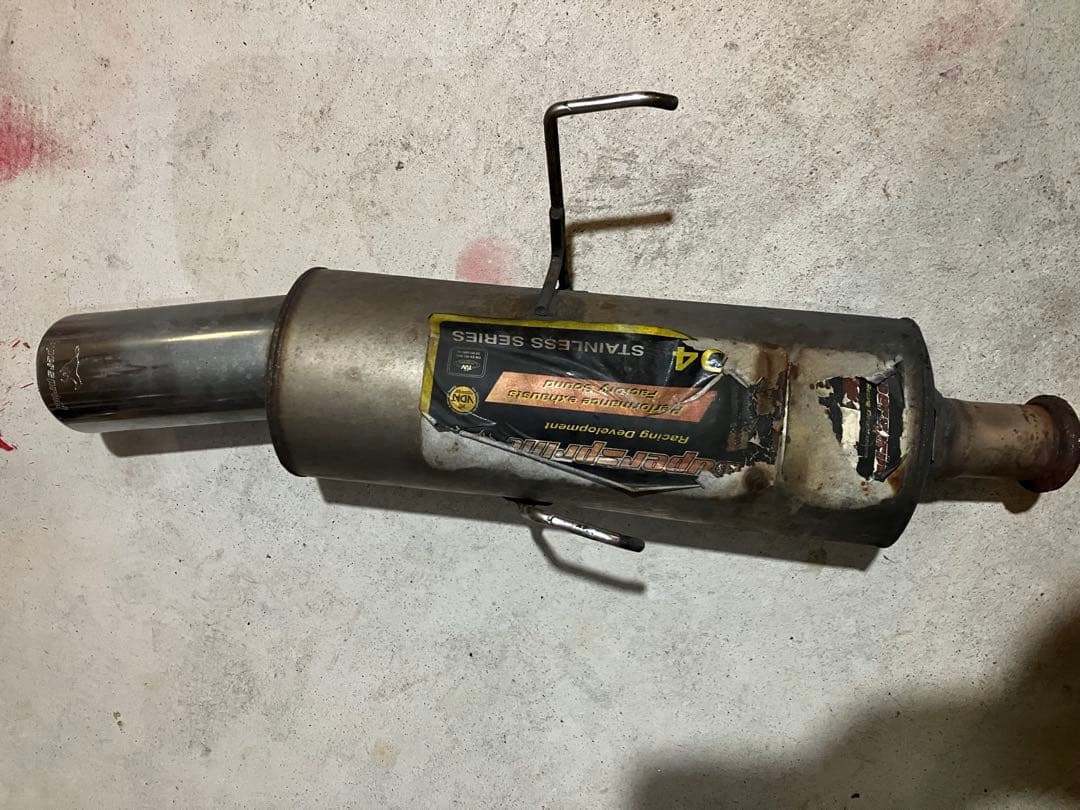 スーパースプリント プジョー106用マフラー ステンレス - メルカリ